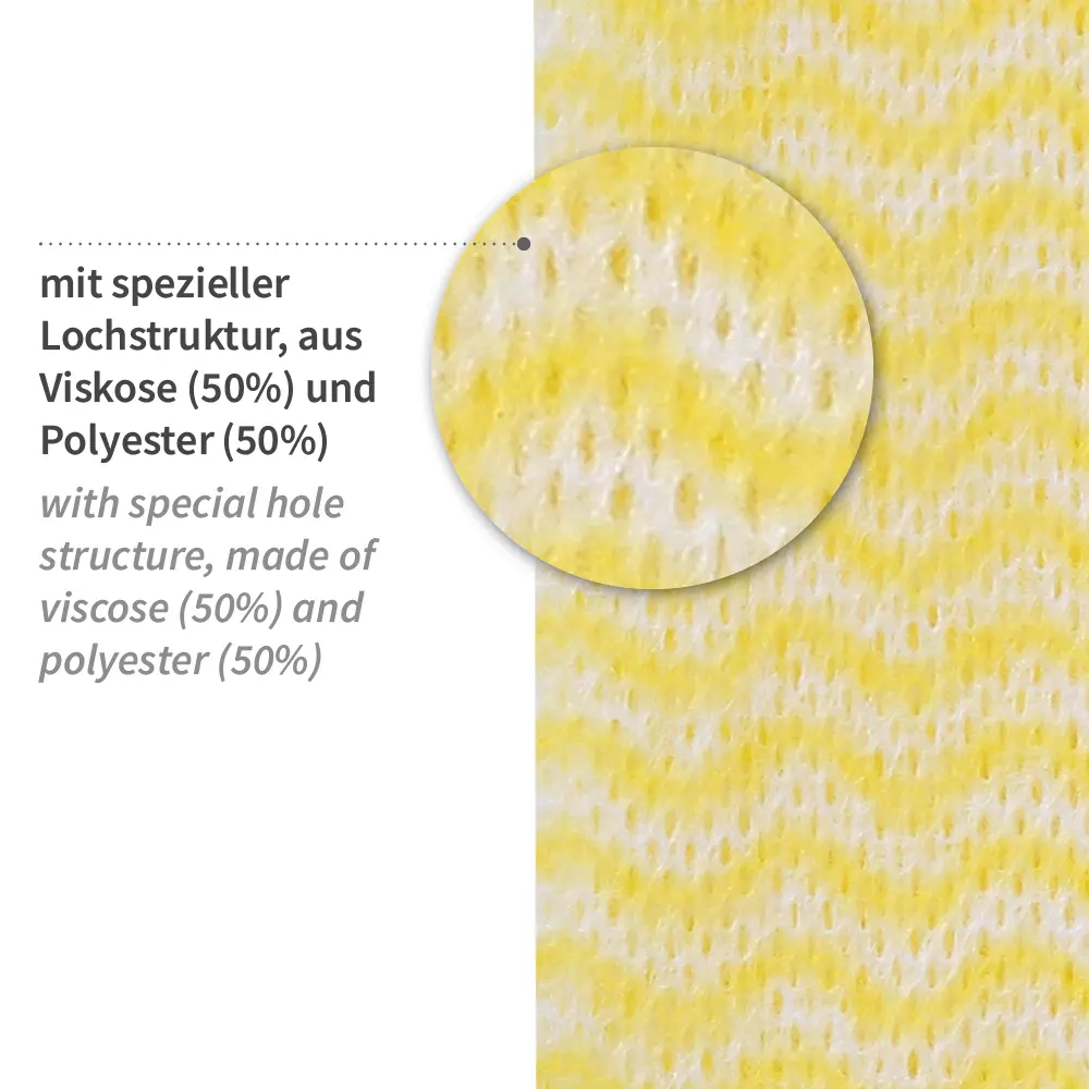HygoClean 31615, Viscose/Polyester Dishcloths, Pleated, image 6