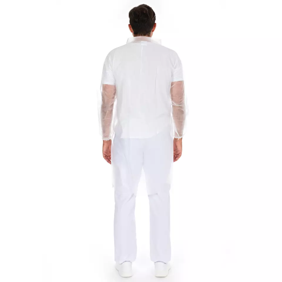 HygoNorm 27409P, Light PP Visitor Gowns with Push Buttons, image 3, gallery thumbnail