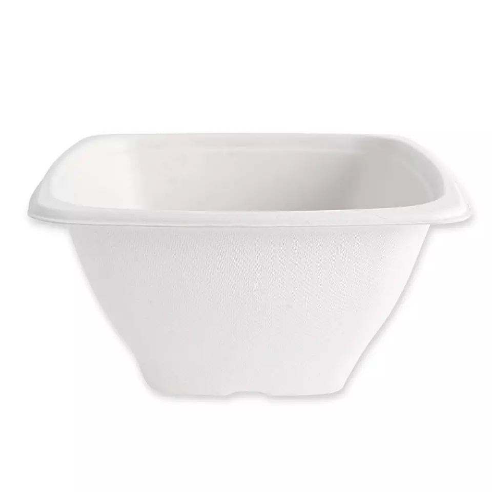 NATUREStar 41177, Bagasse Bio Quadratische Schalen, 180 x 90 mm, 1,25 ml, image 1, gallery thumbnail