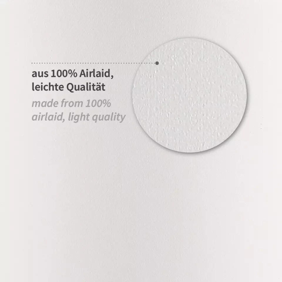 HygoClean 317400, Light Airlaid Wiping Cloths, Roll, White, image 2, gallery thumbnail