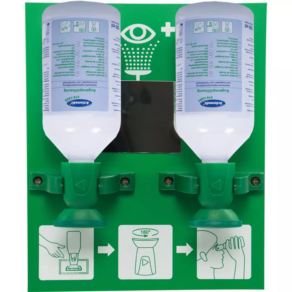Franz Mensch 50012, Actiomedic® Eye Care Double I Eye Wash Station, image 1, gallery thumbnail