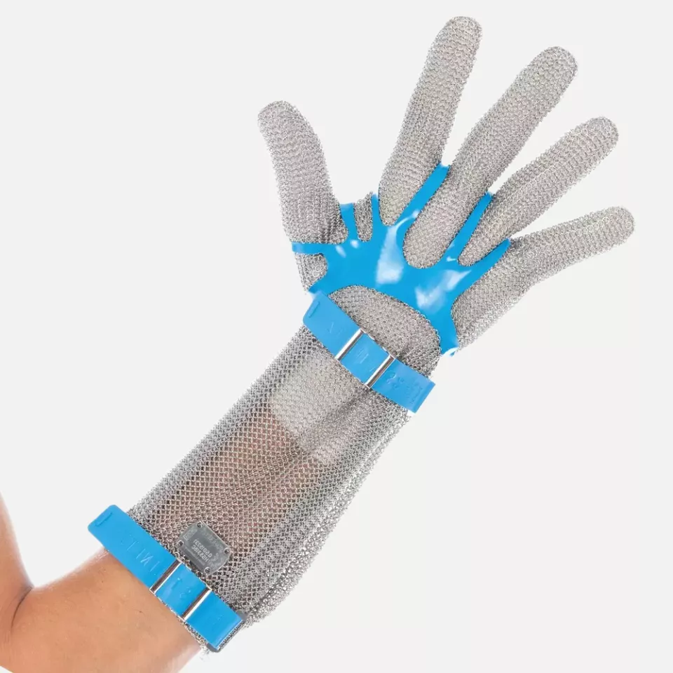 HygoStar 33523, Chainmesh Cuff Glove, Stainless Steel, image 1, gallery thumbnail
