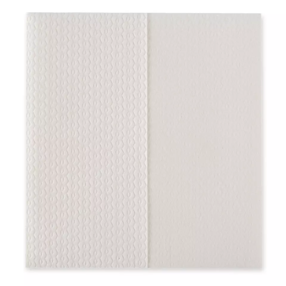 HygoClean 317430, Premium Wiping Cloths, Airlaid, Pleated, White, image 1, gallery thumbnail