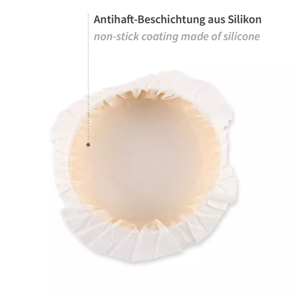 Franz Mensch 38990, Wooden Ring Baking Tins, with Inlay, 130/45 mm, Silicone Coating, image 4, gallery thumbnail