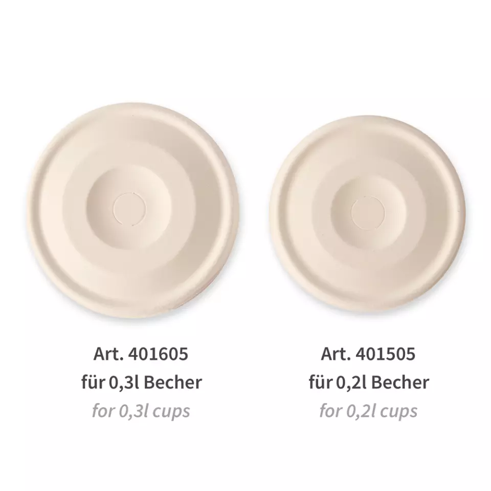 NATUREStar 401605, Bagasse Flat Lids, Organic, image 1, gallery thumbnail