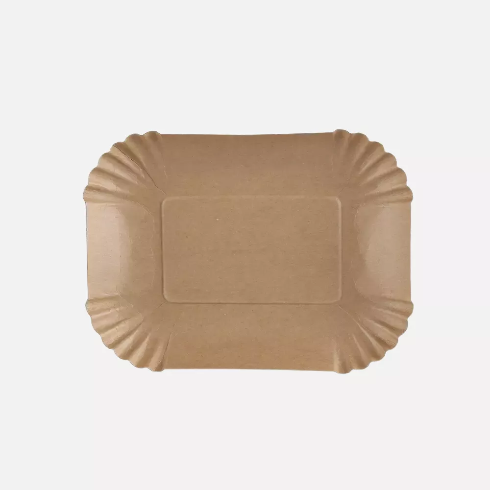 Franz Mensch 415185, Organic Paper Trays, 130 x 180 x 30 mm, FSC®-mix, image 1