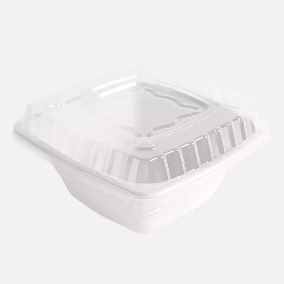 NATUREStar 41176, Square Organic Bagasse Trays, 180 x 70 mm, 950 ml, image 3, gallery thumbnail