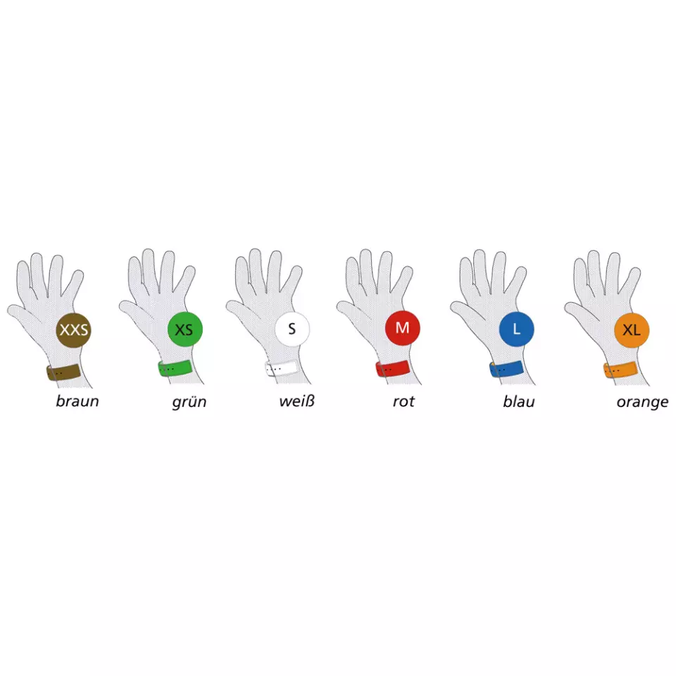 Hygostar 33503, Edelstahl-Kettengeflecht-Handschuhe, ohne Stulpe, image 3, gallery thumbnail