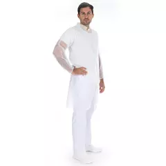 HygoNorm 27419, Light PP Visitor Gowns, Push Buttons