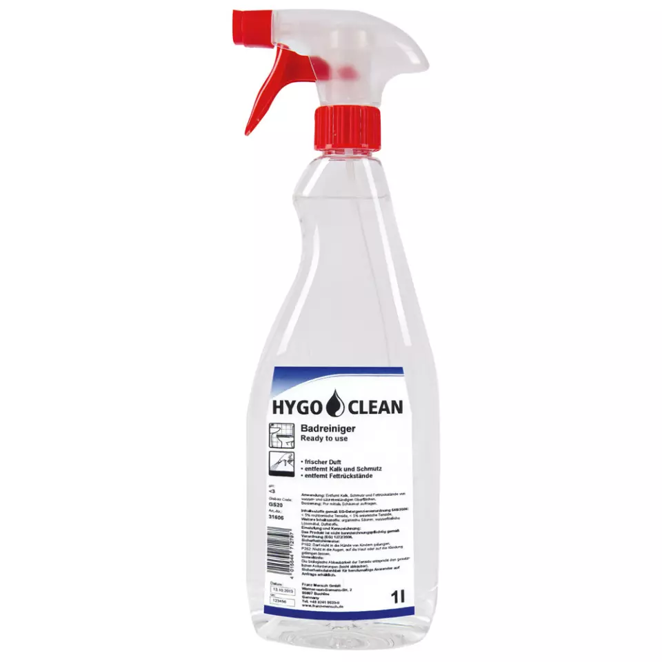 HygoClean 31606, Ready to Use Bathroom Cleaner, 1 l, image 1, gallery thumbnail