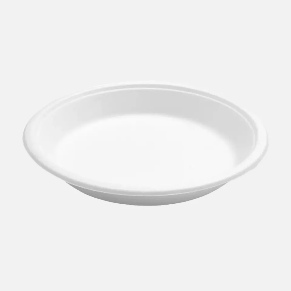 NATUREStar 41045, Bordofino Round Bagasse Plates, Ø 205 mm, 680 ml, image 1, gallery thumbnail