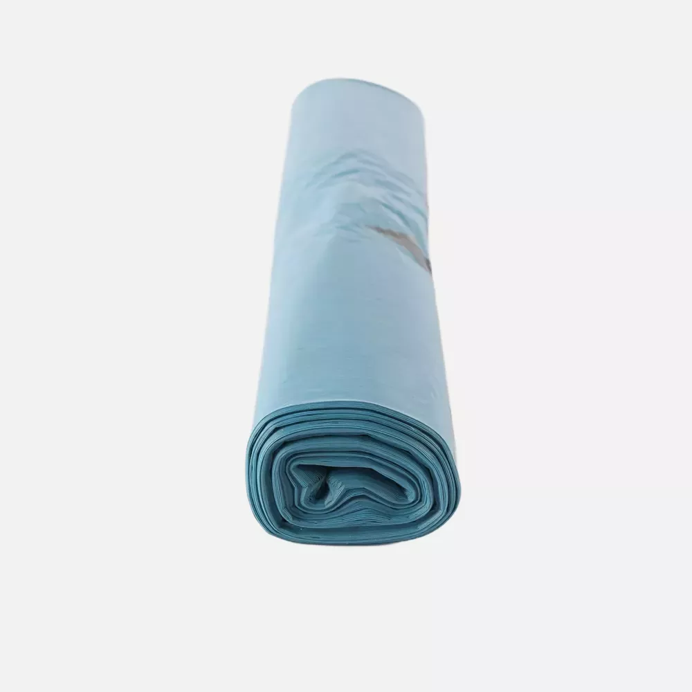 HygoClean 32666, Eco LDPE Garbage Bags, 60 l, Blue, Roll, image 3