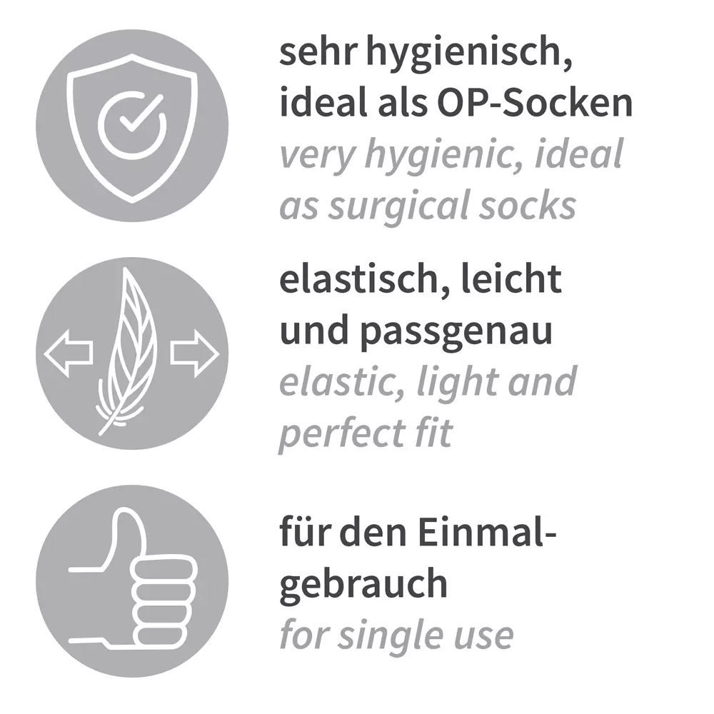 HygoStar 28760, Foot Fresh Polyamide Disposable Socks, image 2