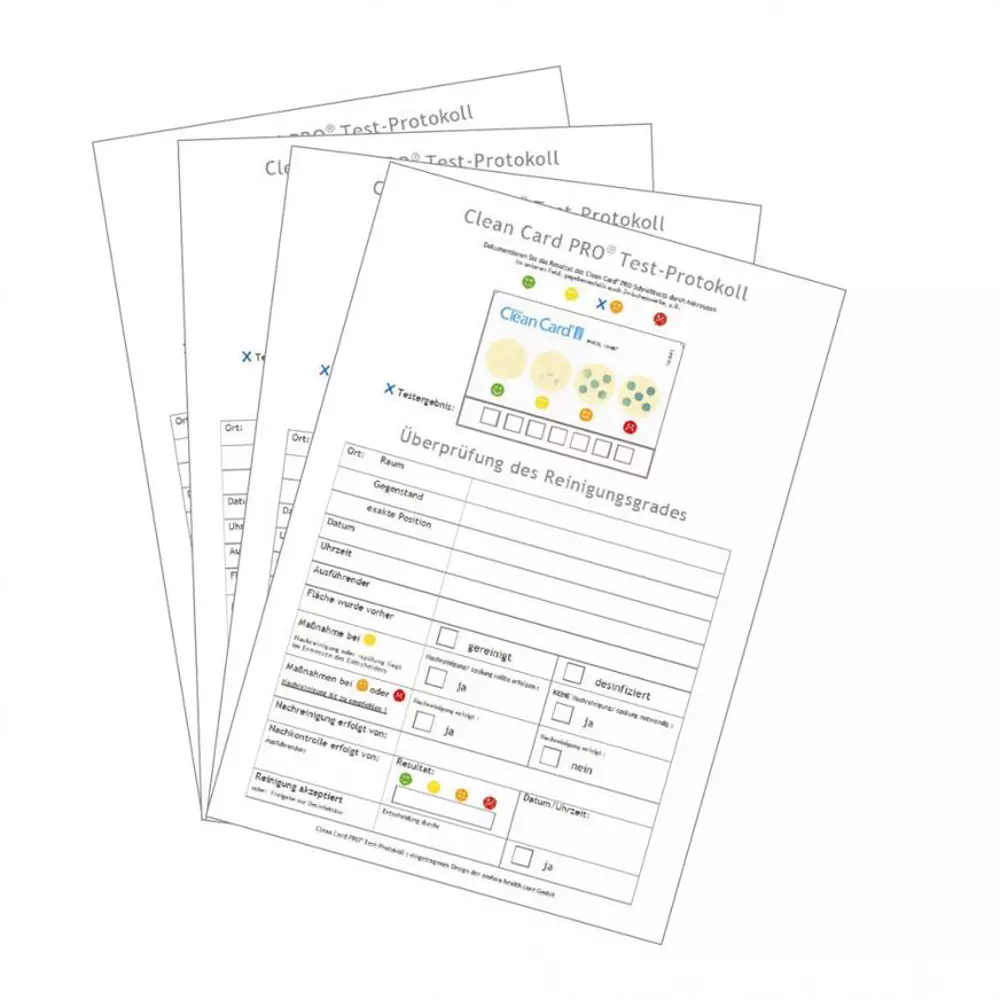 Franz Mensch 31500, Clean Card® Pro Paper Test Protocol, image 1