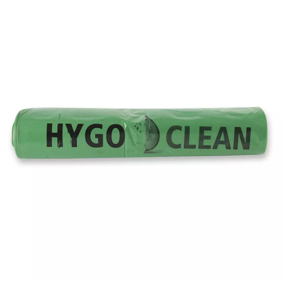 HygoClean 32557, Light LDPE Waste Bags, 120 l, Green, Roll, image 3, gallery thumbnail