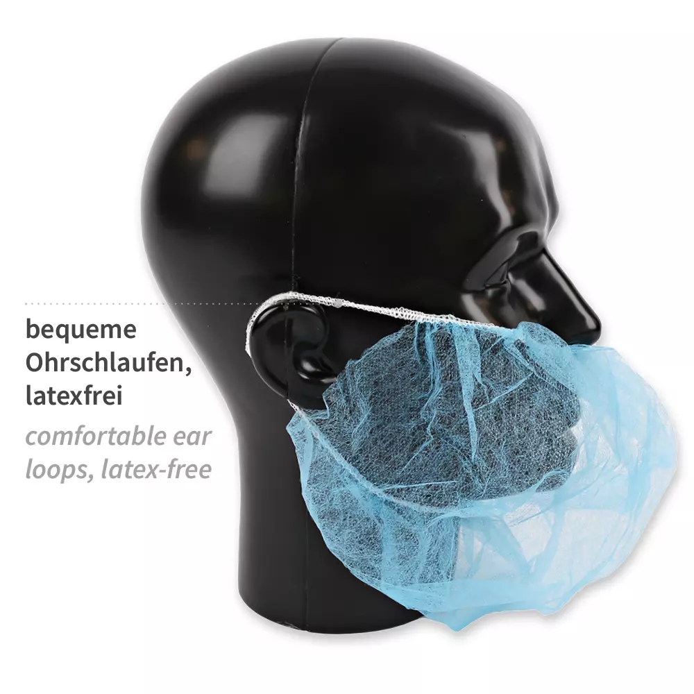 Hygostar 292206, PP Beard Cover with Earloops, Large, image 8