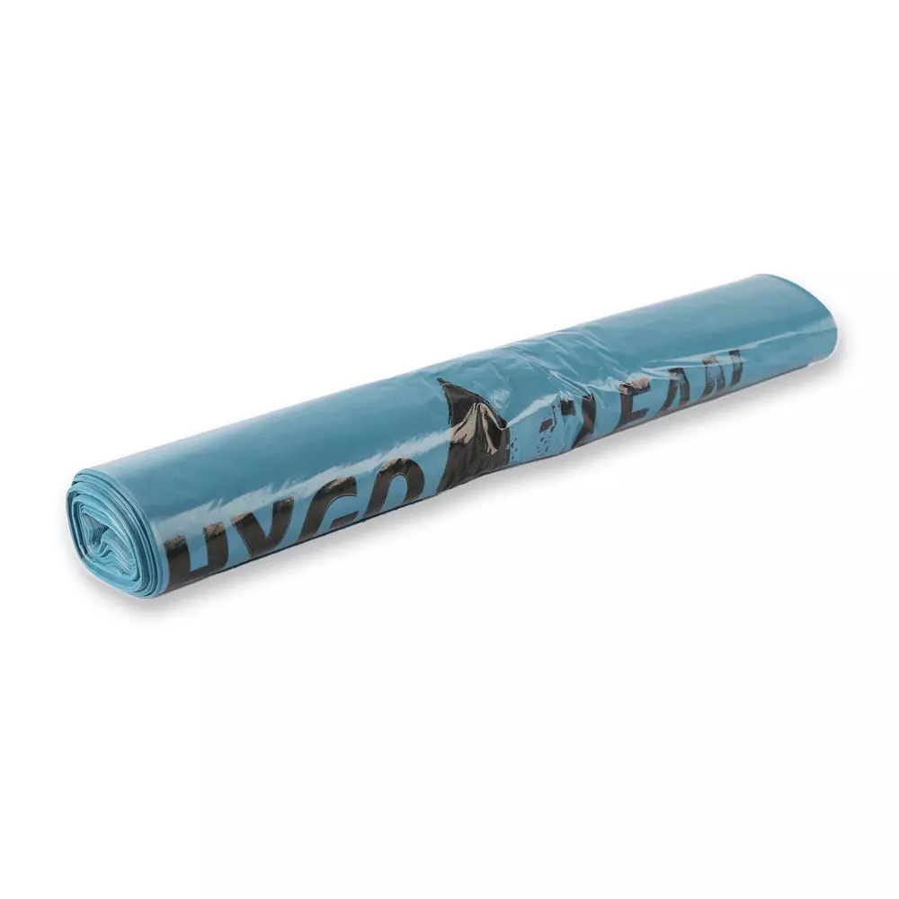 HygoClean 32666, Eco LDPE Garbage Bags, 60 l, Blue, Roll