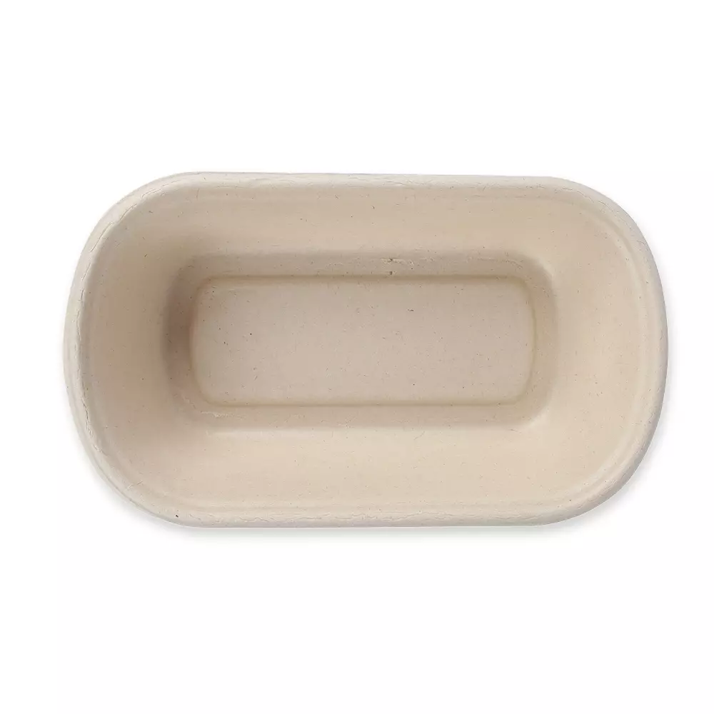 NATUREStar 411515, Organic Bagasse Snack Trays, 236 x 135 x 55 mm, 800 ml, Oval, image 5