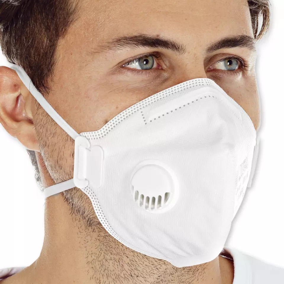HygoStar 29350, FFP3 NR PP Respirators with Valve, Vertically Foldable, image 6, gallery thumbnail