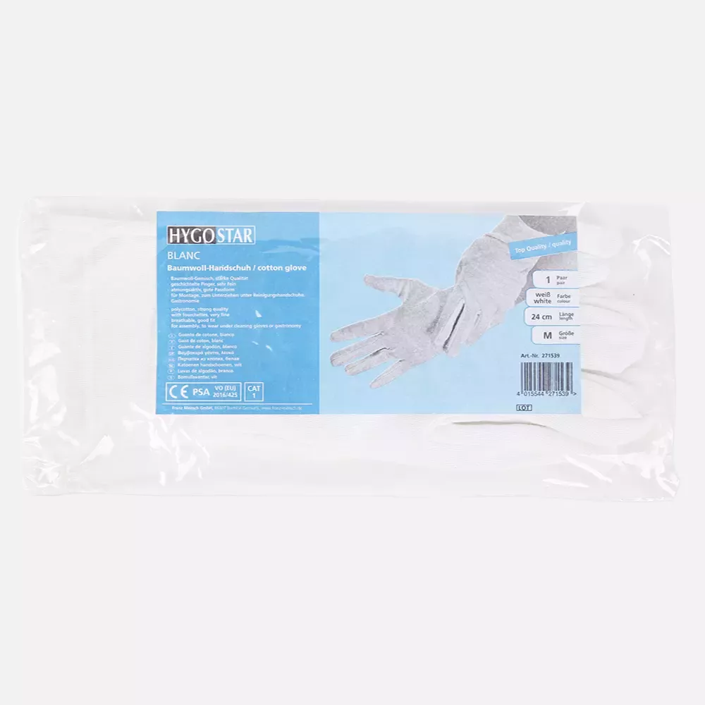 HygoStar 271133, Blanc Cotton Gloves, image 2