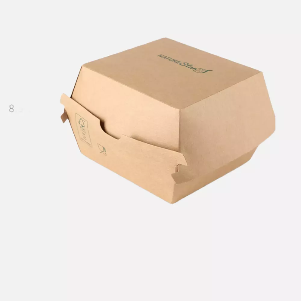 NATUREStar 417411, Organic Hamburger Boxes, 105 x 85 mm, Kraft Paper/PE, FSC®-mix, image 6