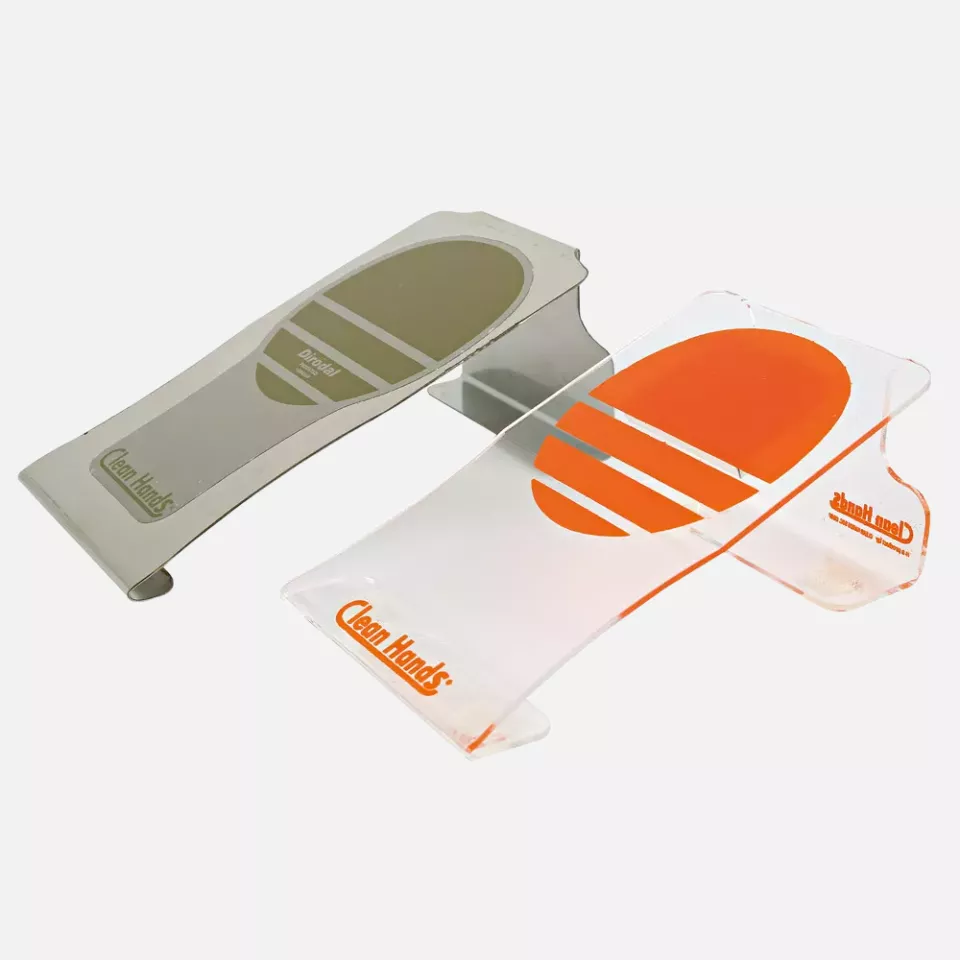 Franz Mensch 89021, Clean Hands® Counter Kit Single, Stainless Steel, image 3, gallery thumbnail