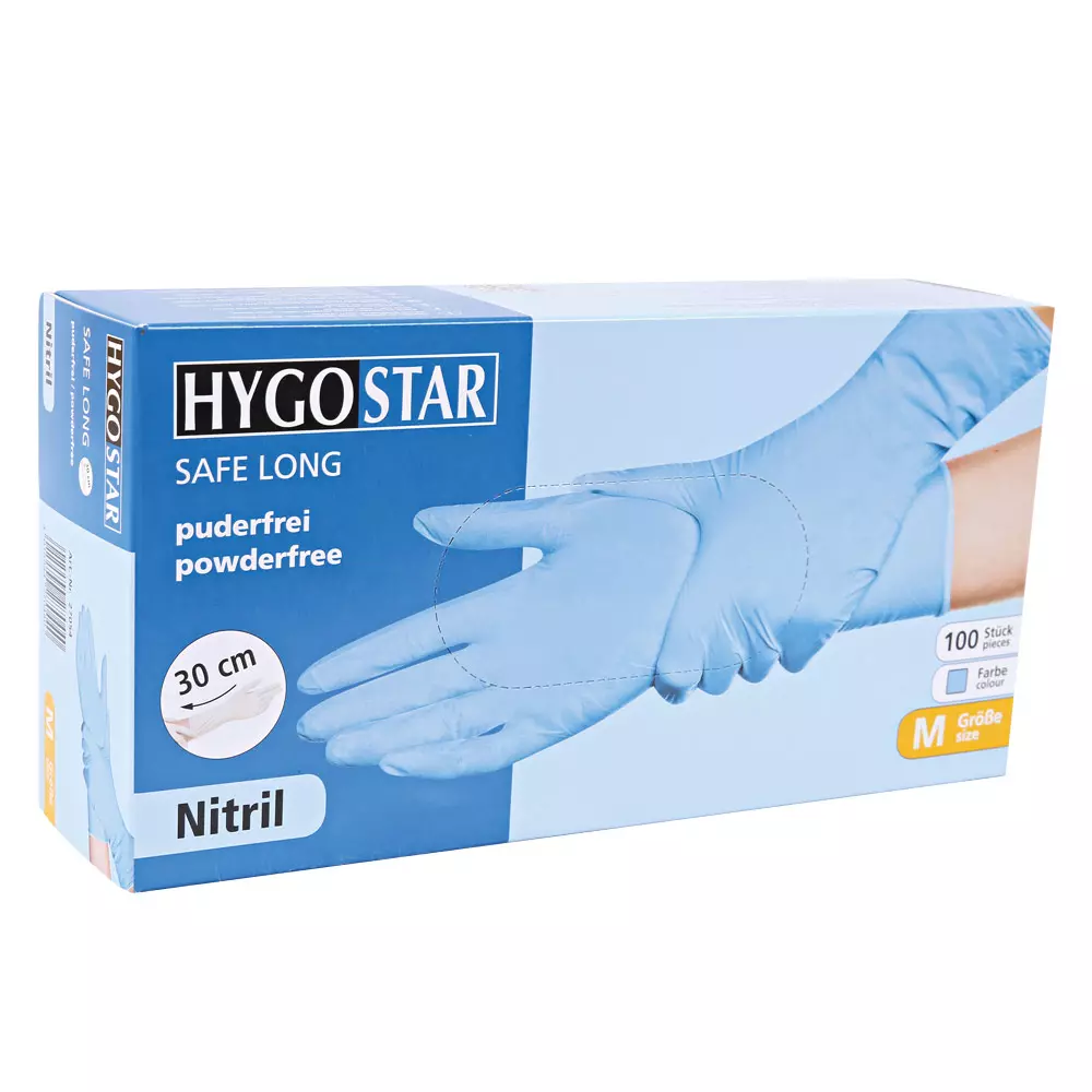 HygoStar 27004, Safe Long Powder-Free Nitrile Gloves, image 2