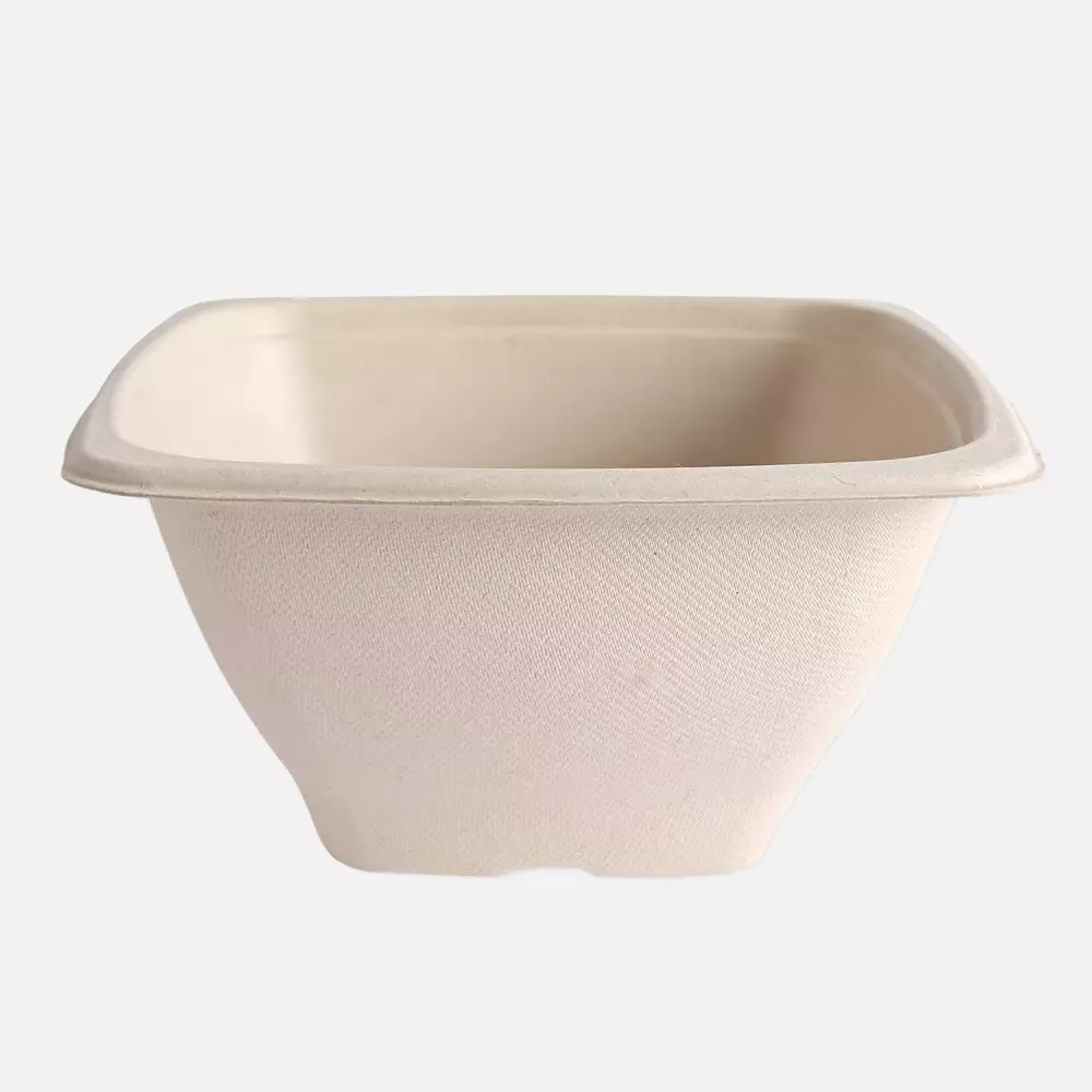 NATUREStar 411775, Organic Square Bagasse Trays, 180 x 90 mm, 1.25 ml, image 1