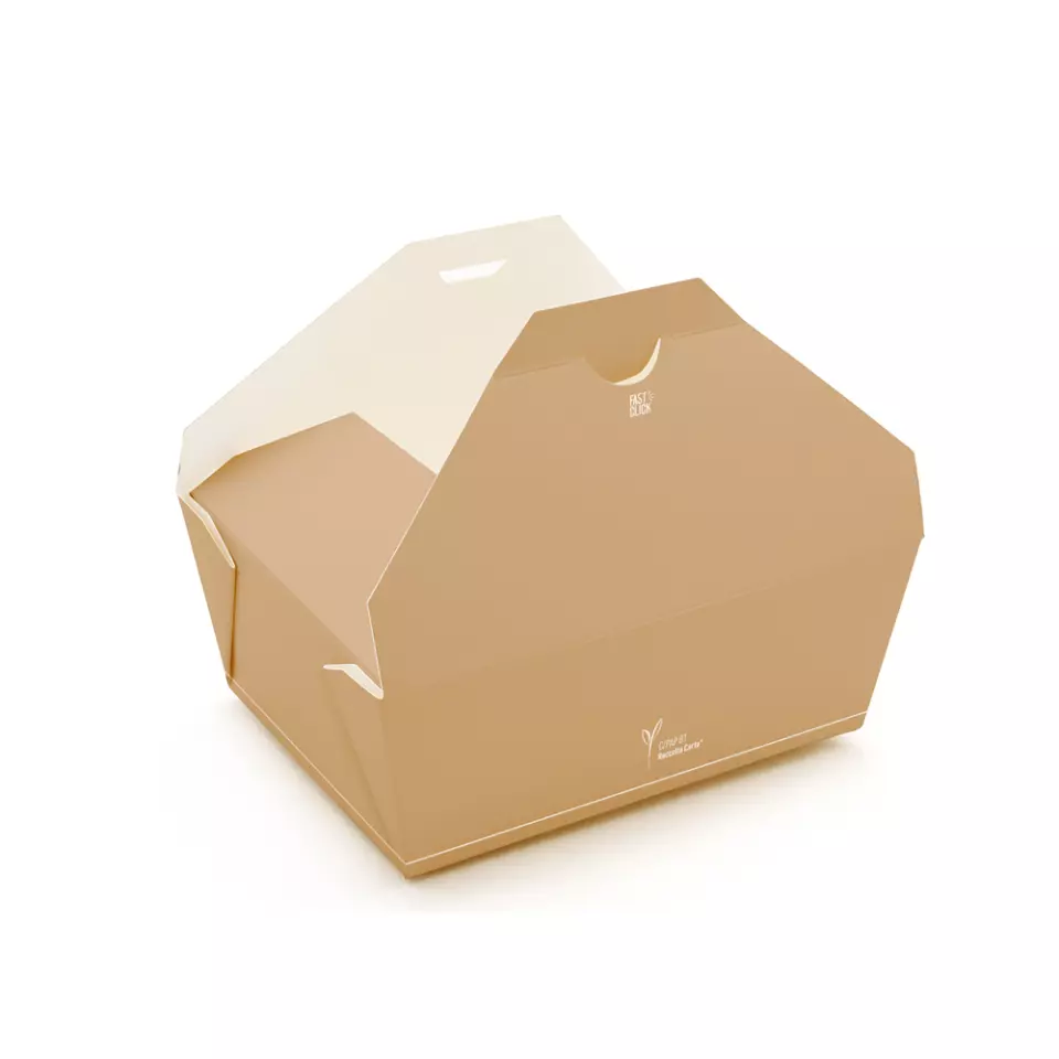NATUREStar 41528, Carta Organic Paperboard/PE Food Boxes, 162 x 132 x 65 mm, image 1, gallery thumbnail