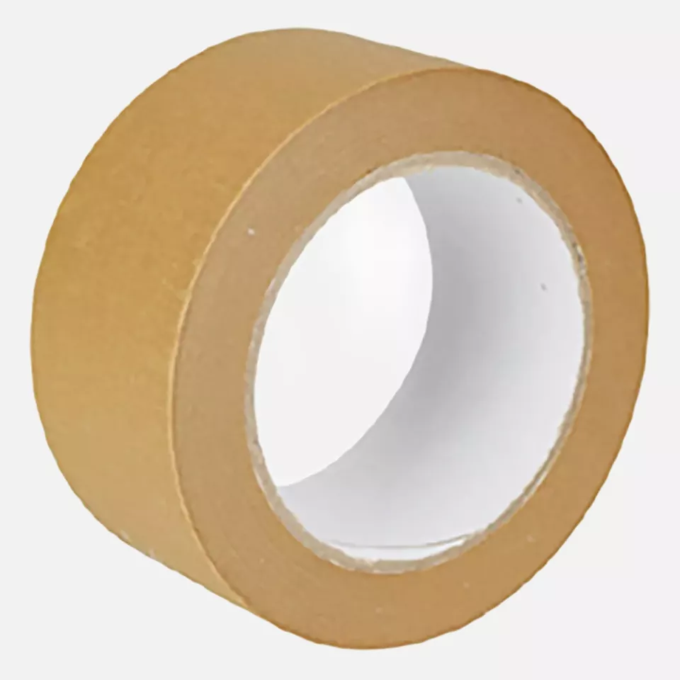 Franz Mensch 952009, Natural Rubber Paper Packaging Tape, Brown, image 1, gallery thumbnail