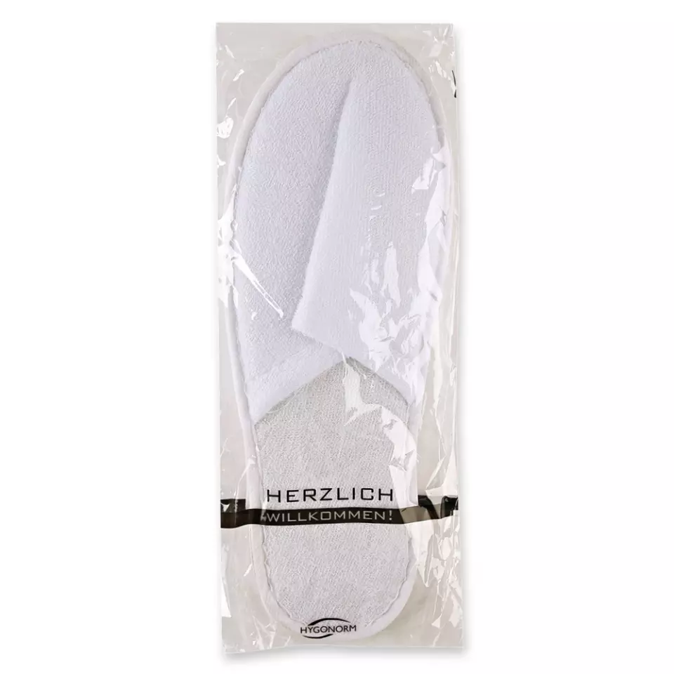HygoNorm 55516, Classic Polyester Slippers, Closed, White, image 4, gallery thumbnail