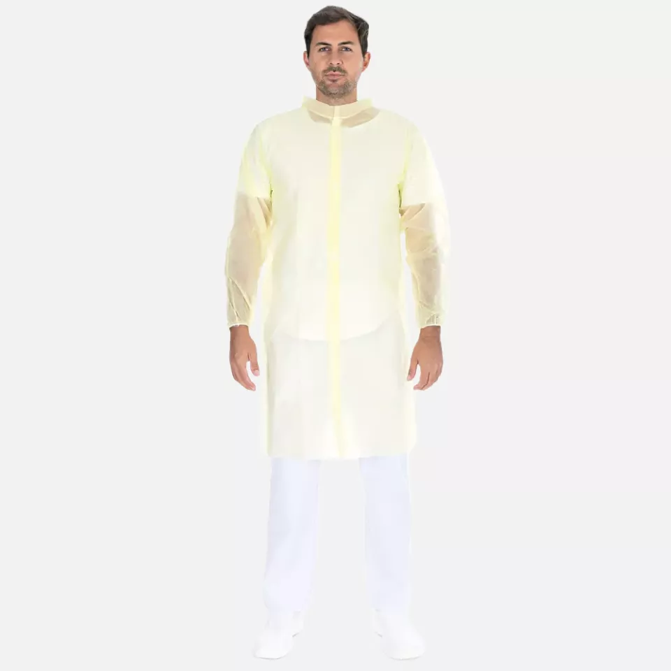 HygoNorm 274521, PP Velcro Visitor Gowns, Light, image 3, gallery thumbnail
