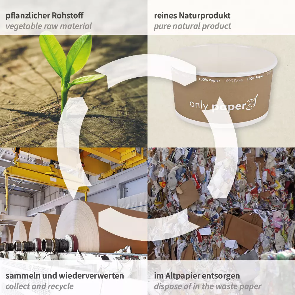 NATUREStar 418175, Organic Paperboard Salad Bowls, 750 ml, ø 150 mm, image 6