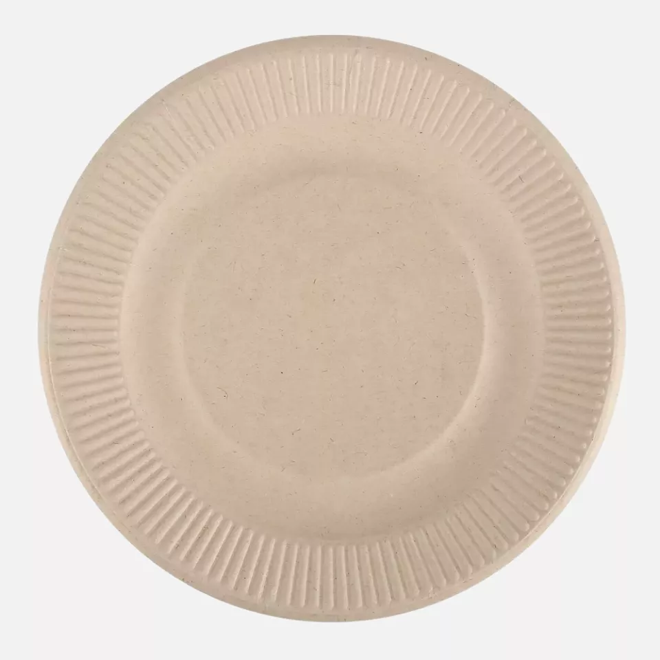 NATUREStar 410518, Organic Bagasse Snack Plates, Ø 182 mm, Round, image 4, gallery thumbnail
