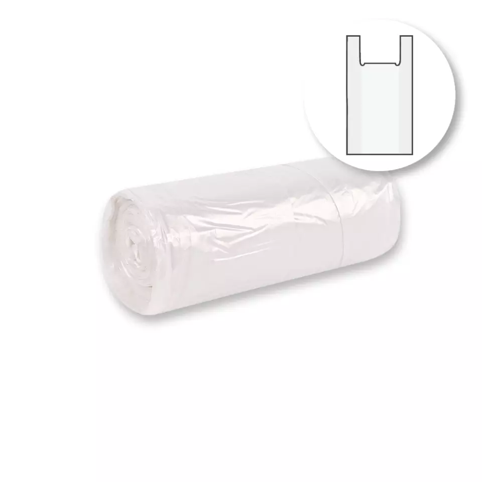 HygoClean 32988, HDPE Garbage Bags with Handle, 18 l, Transparent, Roll, image 1, gallery thumbnail