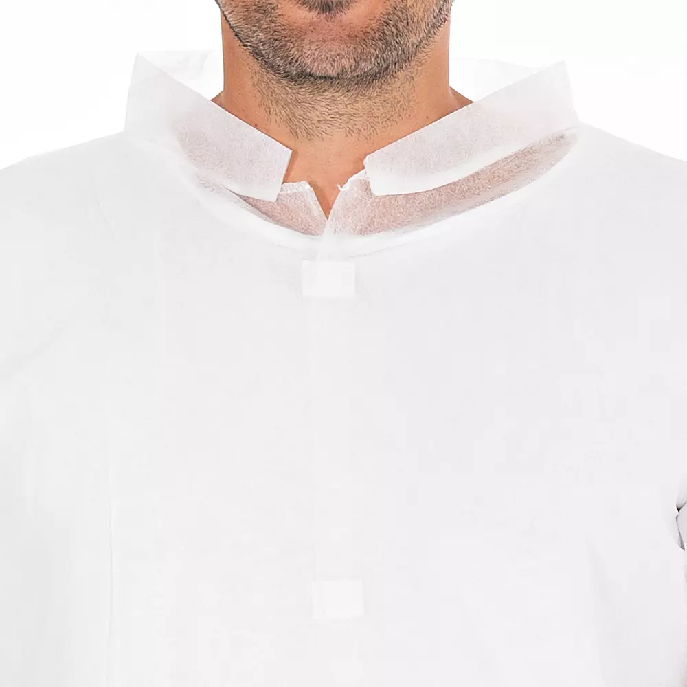 HygoNorm 274021, PP Velcro Visitor Gowns, Light, White, image 4