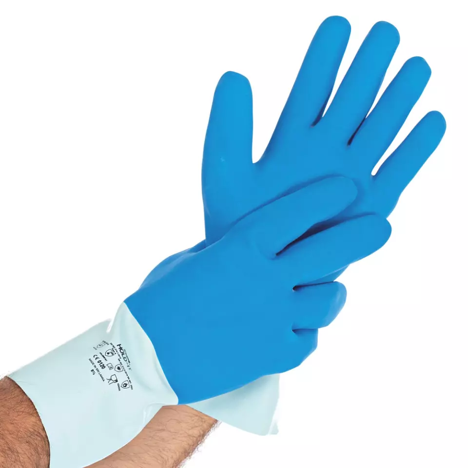 Franz Mensch 259562, Hold Chemical Protection Gloves, Latex, image 1, gallery thumbnail