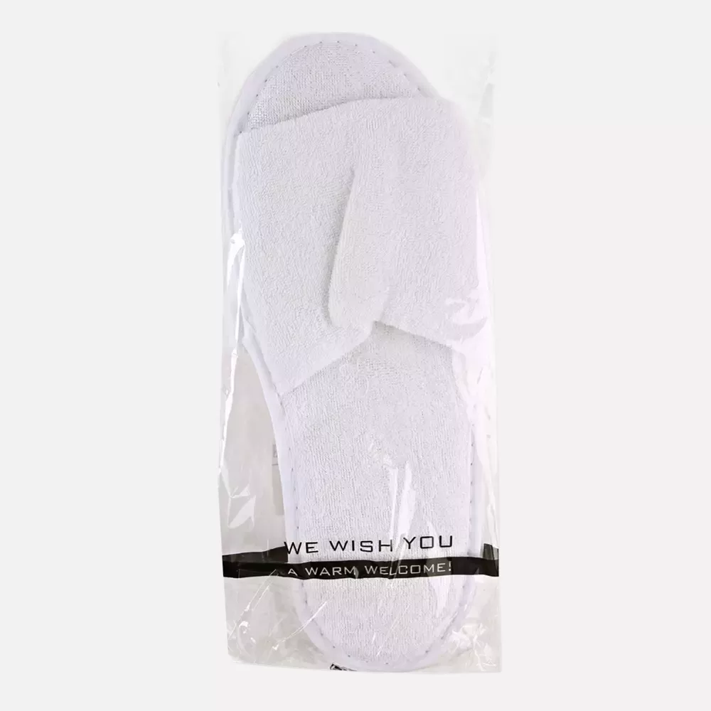 HygoStar 55528, Grip Open Slippers, Polyester, White, image 3