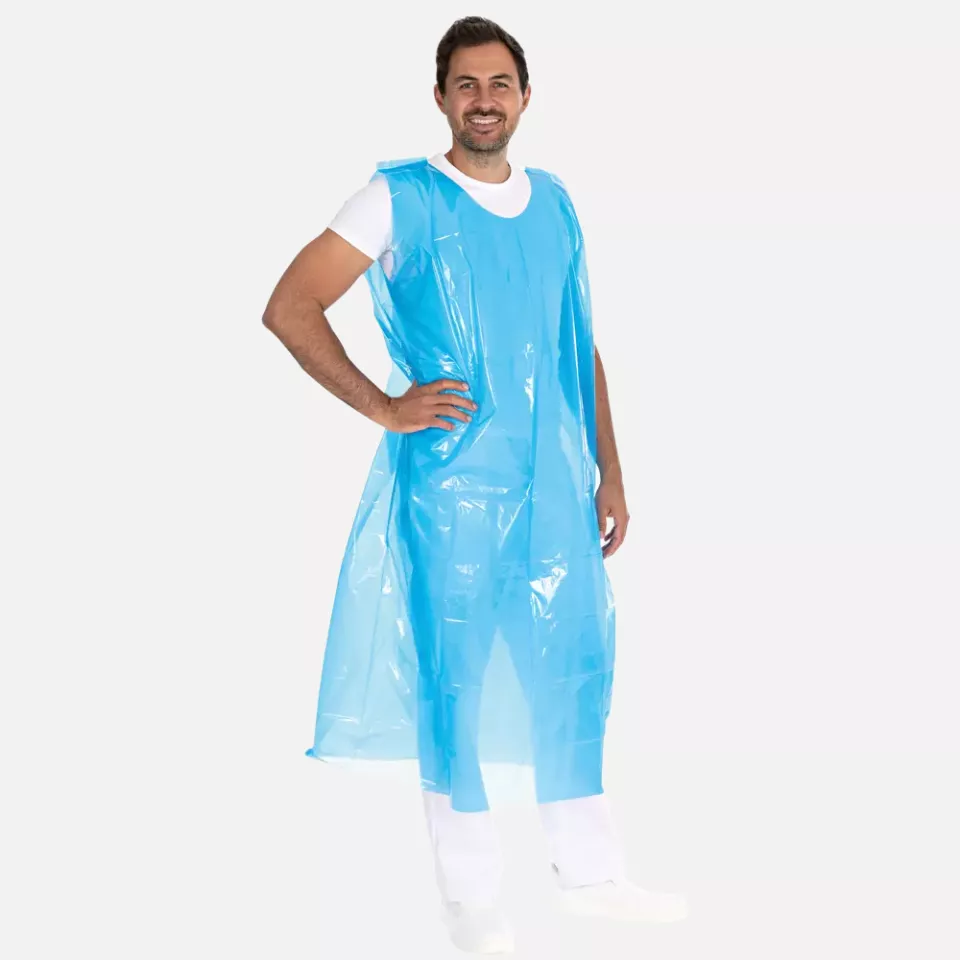 HygoStar 23616, LDPE Full Body Aprons, 30 my, image 5, gallery thumbnail