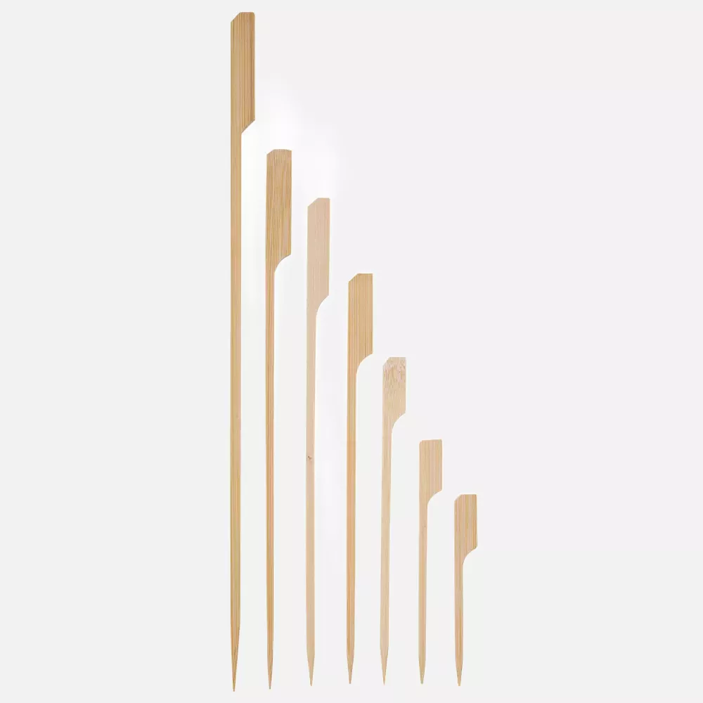 NATUREStar 38951, Flag Organic Bamboo Fingerfood Skewers, 70 mm, Natural, image 2