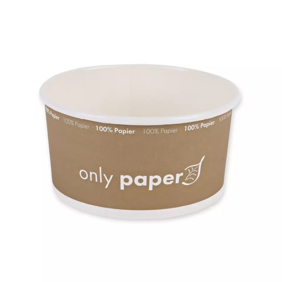 NATUREStar 418100, Organic Paperboard Salad Bowls, 1000 ml, ø 150 mm, image 1, gallery thumbnail