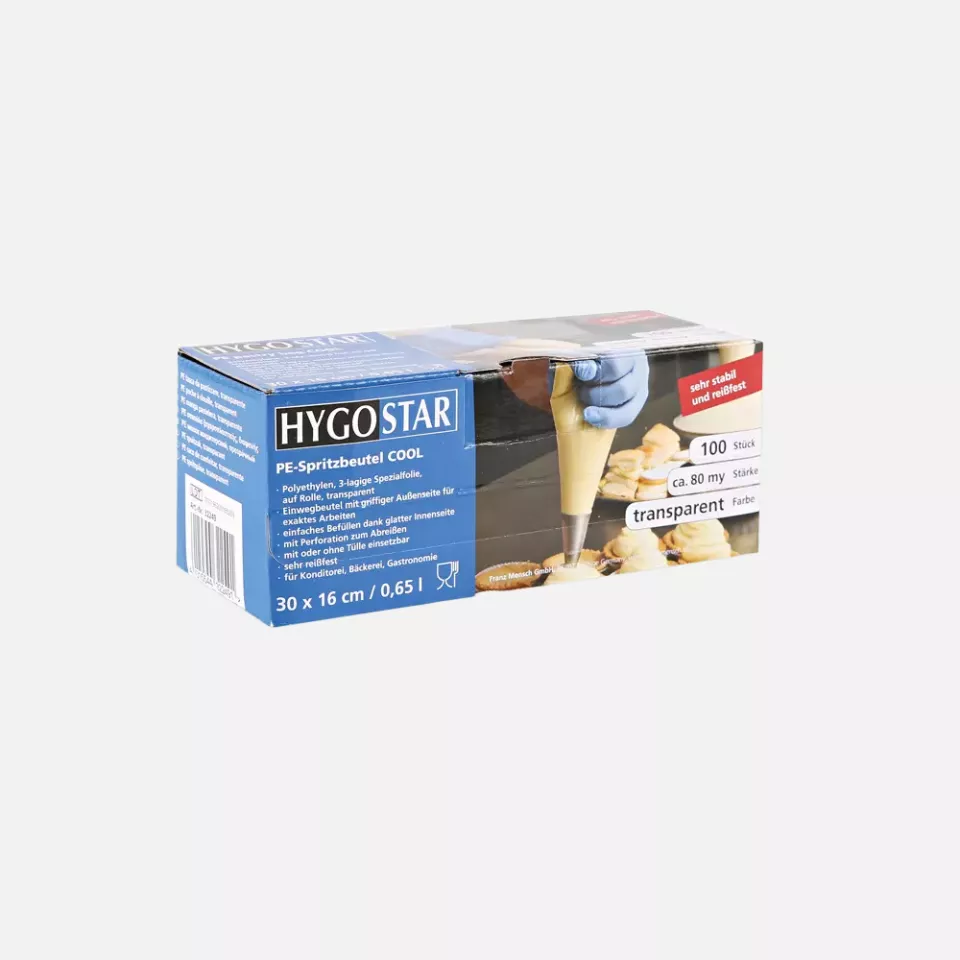 HygoStar 32249, Cool LDPE Pastry Tubes, 30 x 16 cm, Transparent, image 9, gallery thumbnail