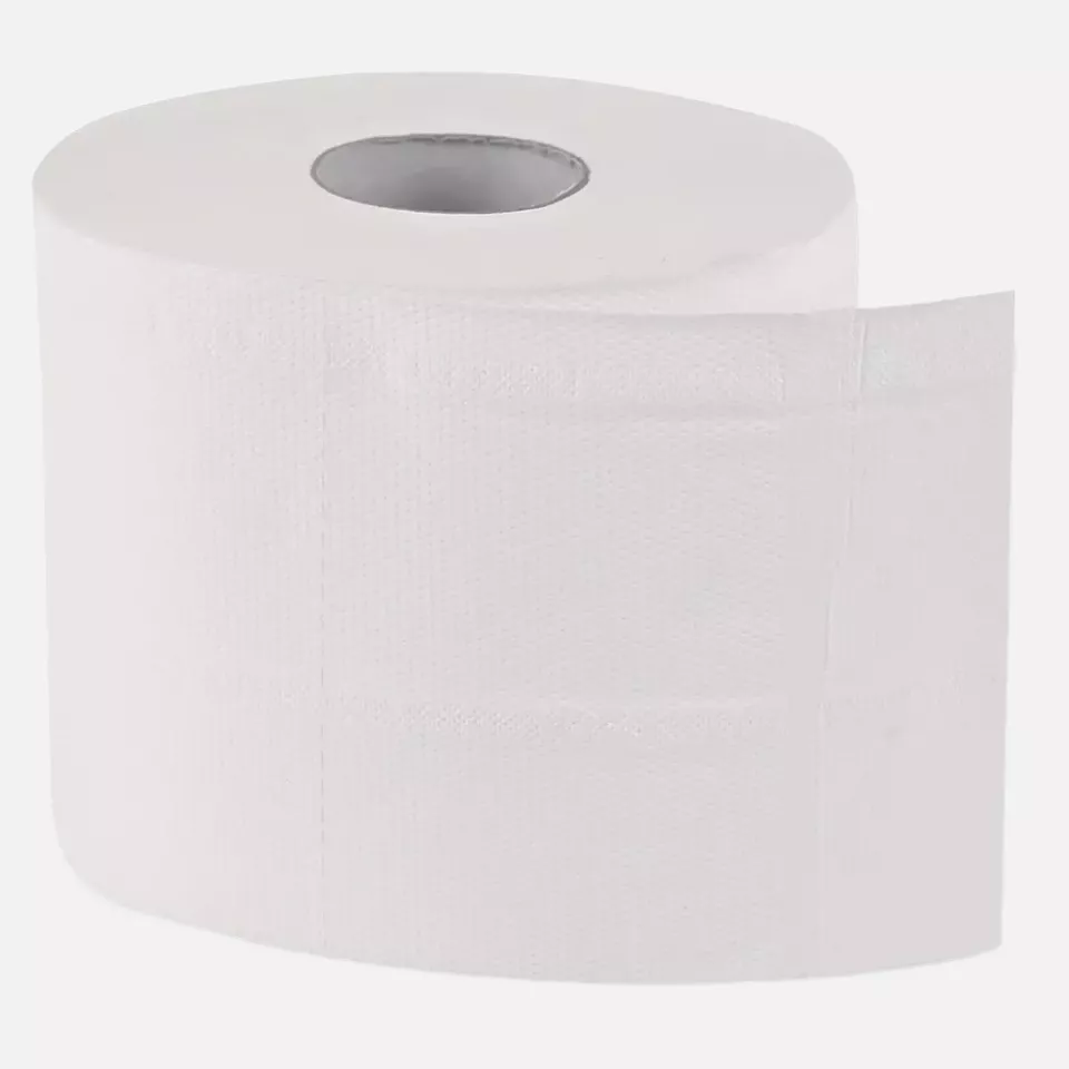 HygoClean 304235, 3-ply Cellulose Toilet Paper, Small Roll, Bright White, image 1, gallery thumbnail
