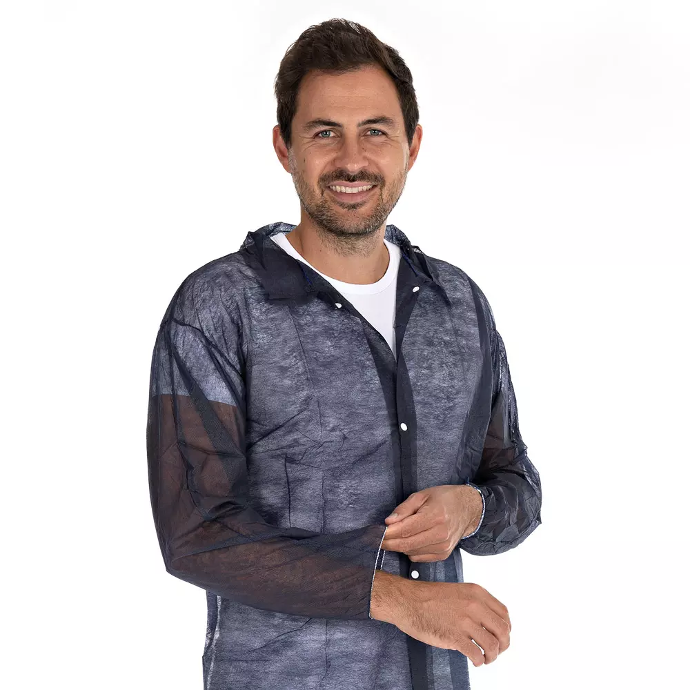 HygoNorm 274296, Eco PP Visitor Gowns, Push Buttons, XXXL, Blue, image 2