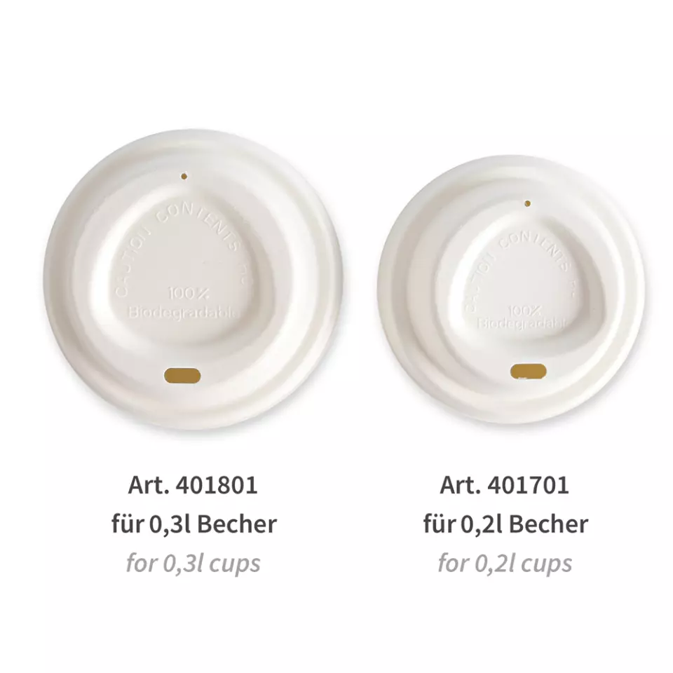 NATUREStar 401801, Organic Bagasse Lids
