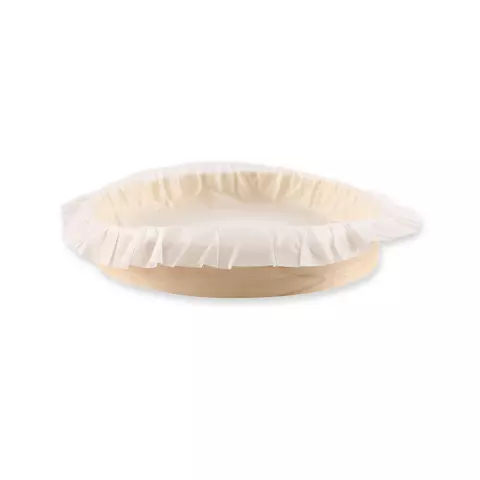 Franz Mensch Silicone-Coated Wooden Ring Baking Tins, 200/35 mm, with Inlay