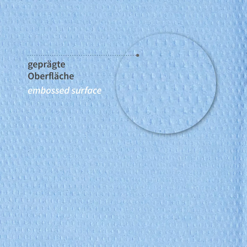 HygoClean 30404, Recycling-Papierhandtücher, 2-lagig, V/ZZ-Falzung, Blau, image 3