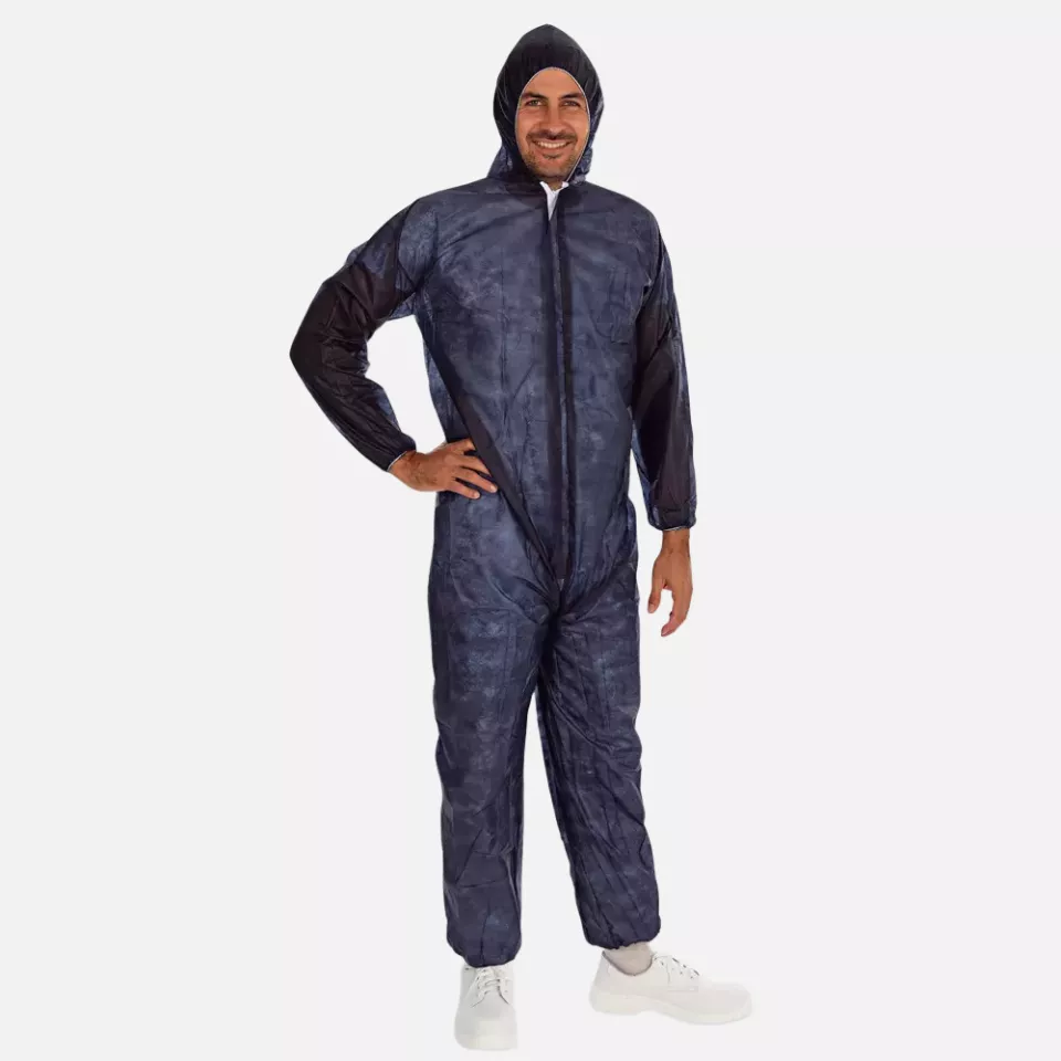 HygoNorm 27606, Light PP Coveralls with Hood, image 4, gallery thumbnail