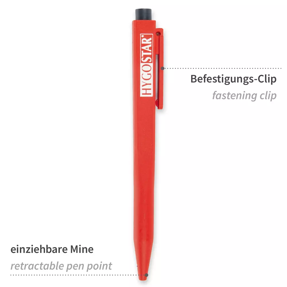 HygoStar 85567, Detectable Plastic Pen Clip, Blue, image 4