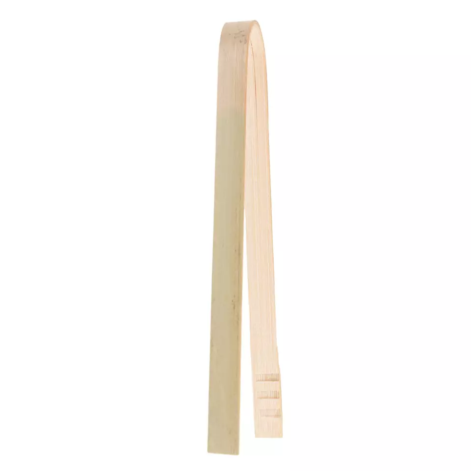 NATUREStar 38975, Organic Bamboo Fingerfood Tongs, 100 mm, Natural, image 2, gallery thumbnail